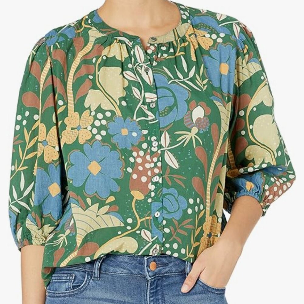 Velvet by Graham & Spencer Womens Affie Long Sleeve Blouse